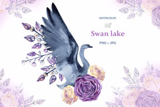 Watercolor Swan Cliparts Review
